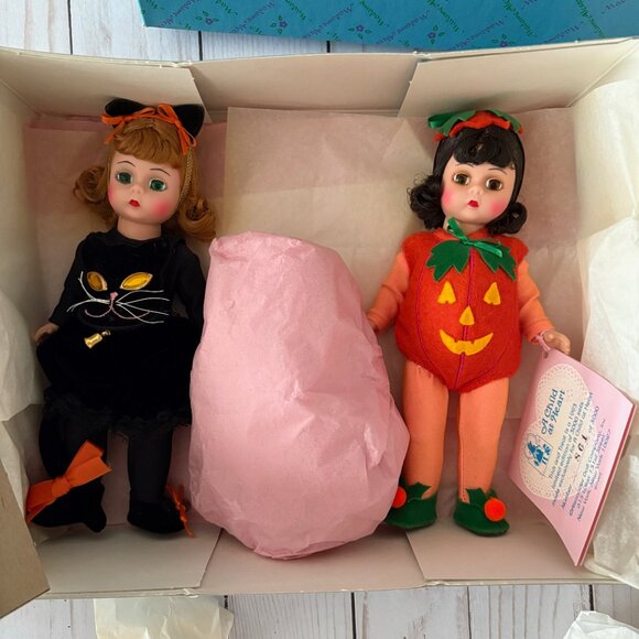 1993 Madame Alexander 8” Doll set TRICK and TREAT 61S Child at Heart LE 861/3000 - Picture 15 of 16